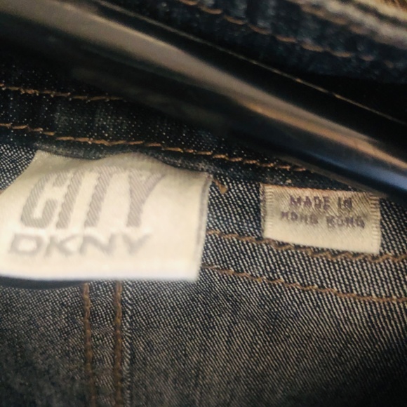 DNKY Denim Jacket size 6 Sm/M - Picture 6 of 7